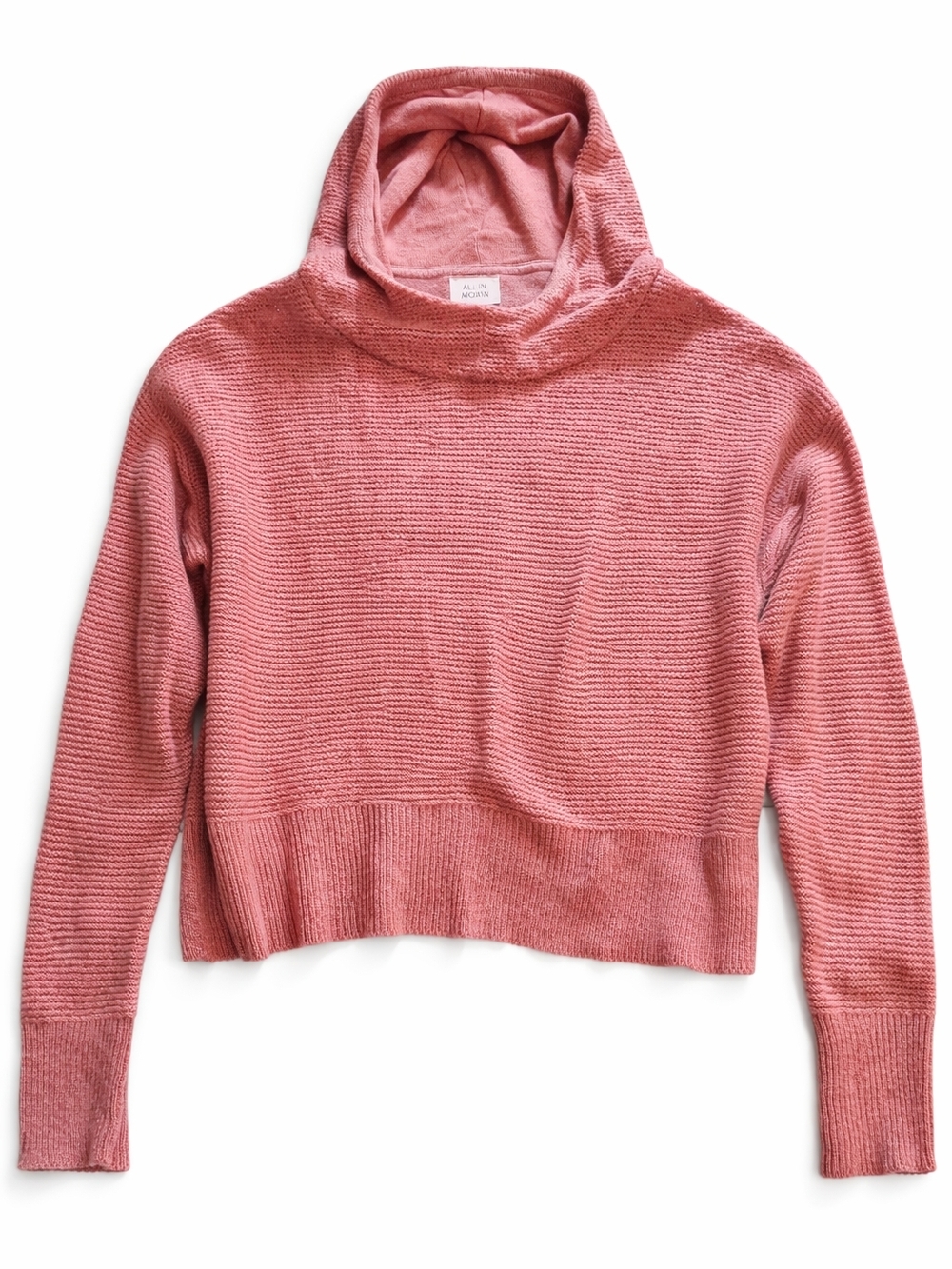 All‎ in Motion Coral Cropped Hoodie XL